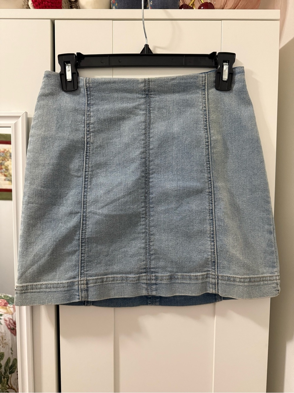 Wild Fable Light Wash Denim Mini Skirt